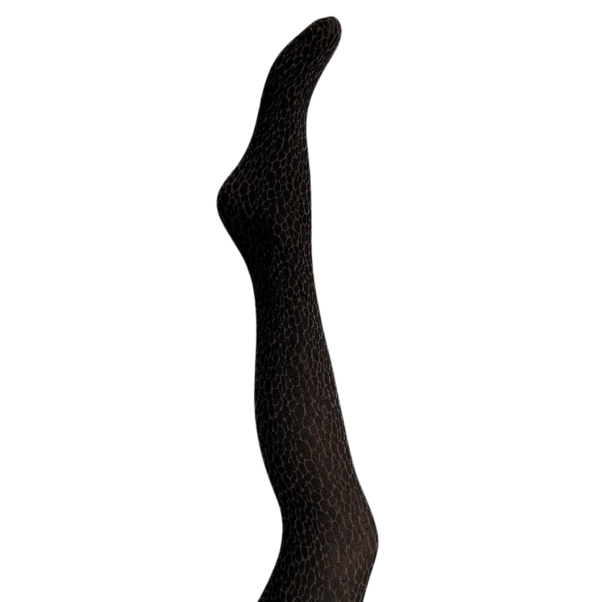Signe Strømpebukser - Dark brown & black animal print