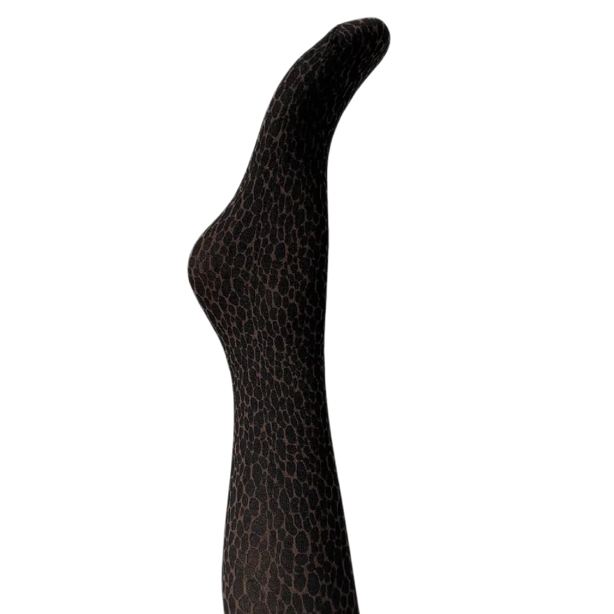Signe Strømpebukser - Dark brown & black animal print