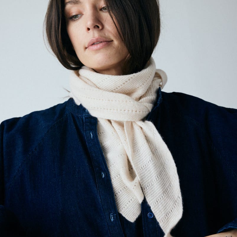 Doha Tørklæde - Cashmere - Sandstone