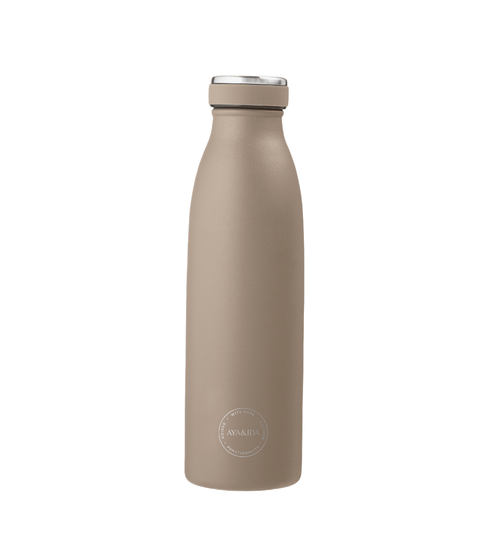 Drikkedunk i brun fra AYA&IDA - 500 ml