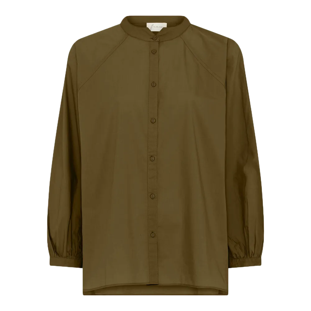 Tokyo Skjorte - Øko Bomuld - Military Olive