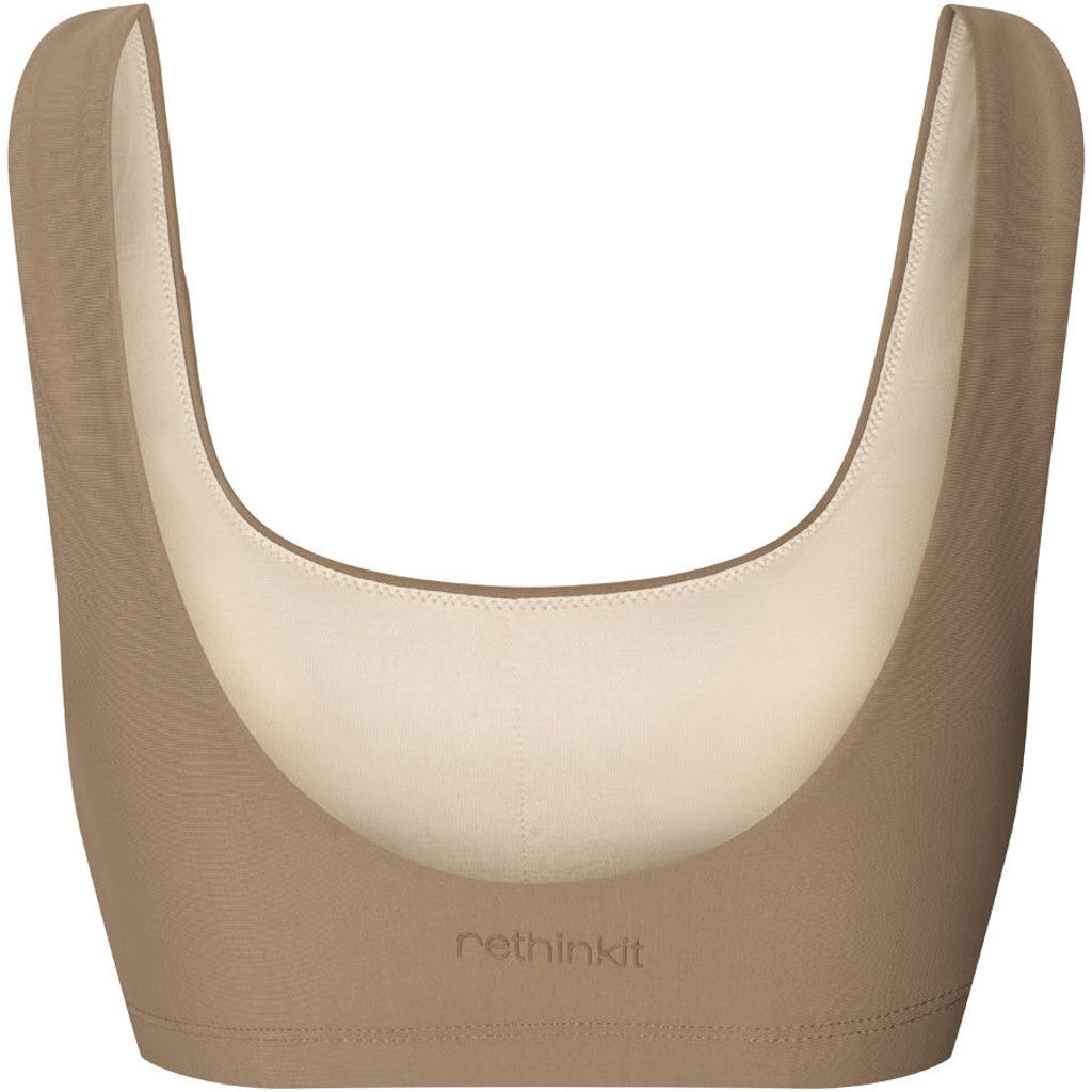 Brun sporty bikini bh til kvinder