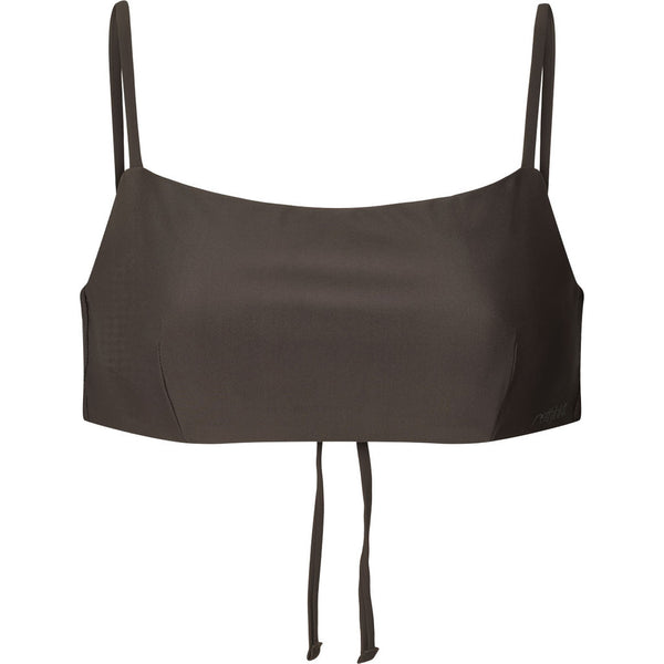 Sort bikini top med tynde stropper