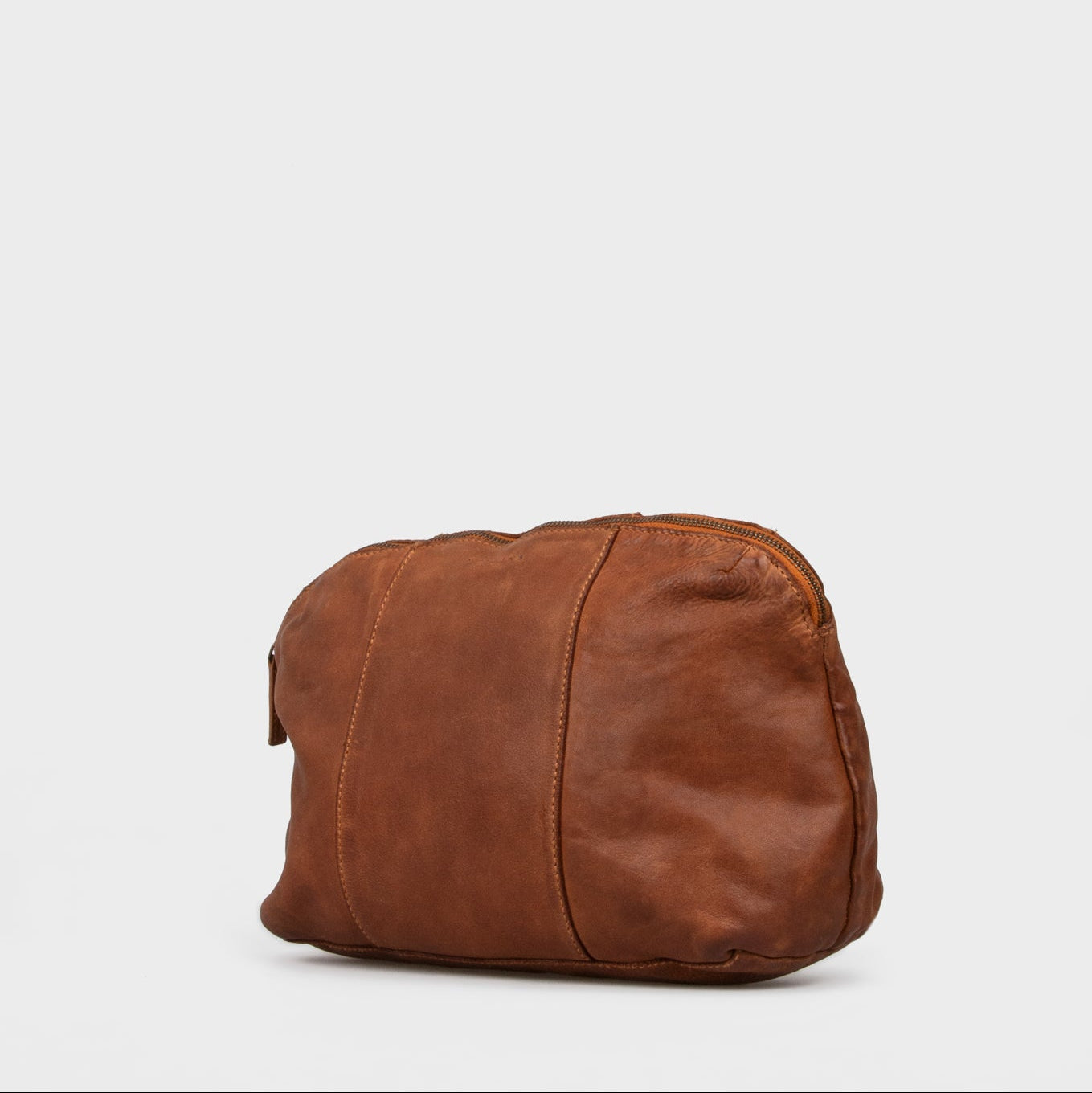Eden Toilettaske/Clutch - Cognac