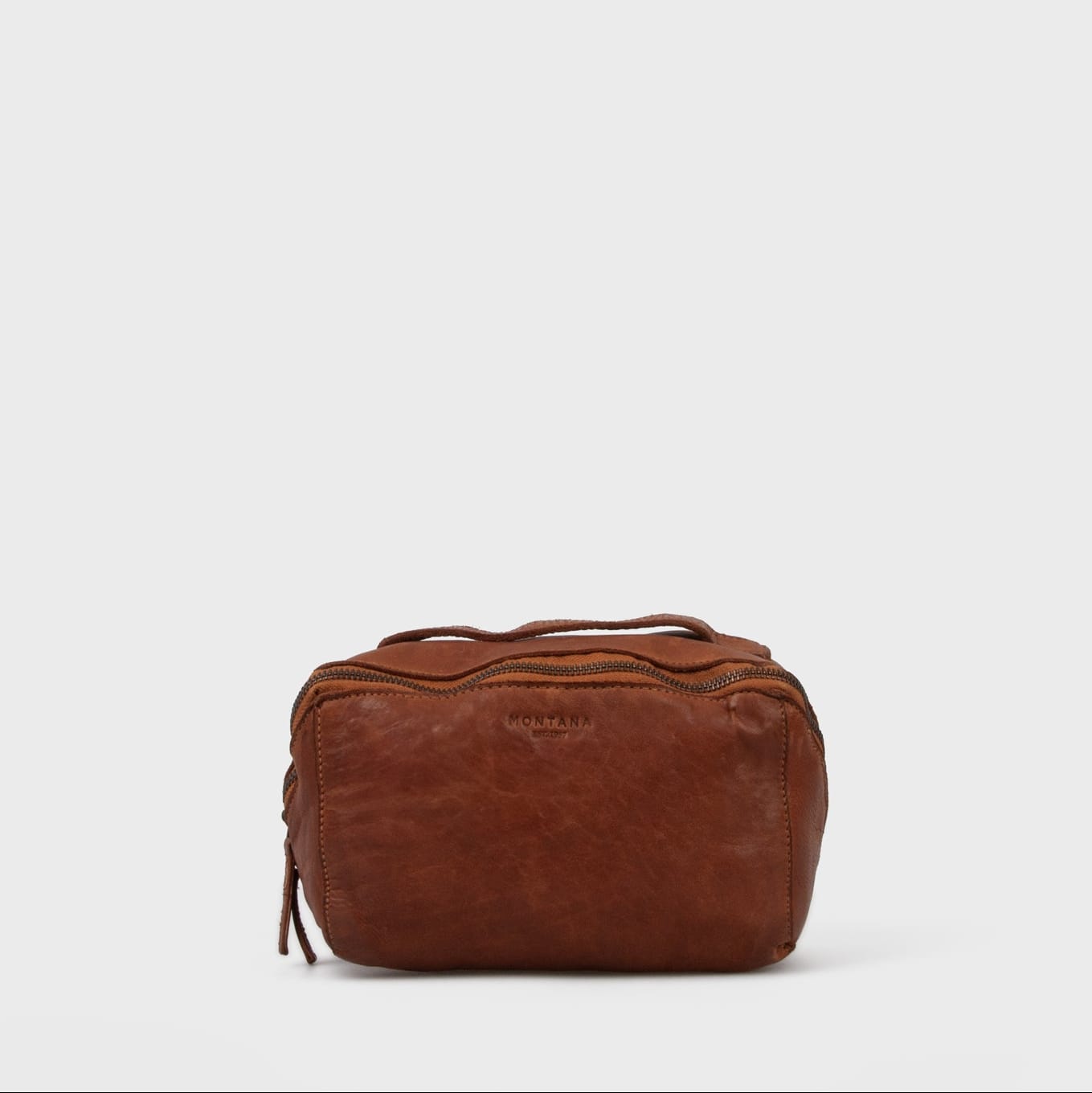 Austin Mellem Toilettaske - Cognac