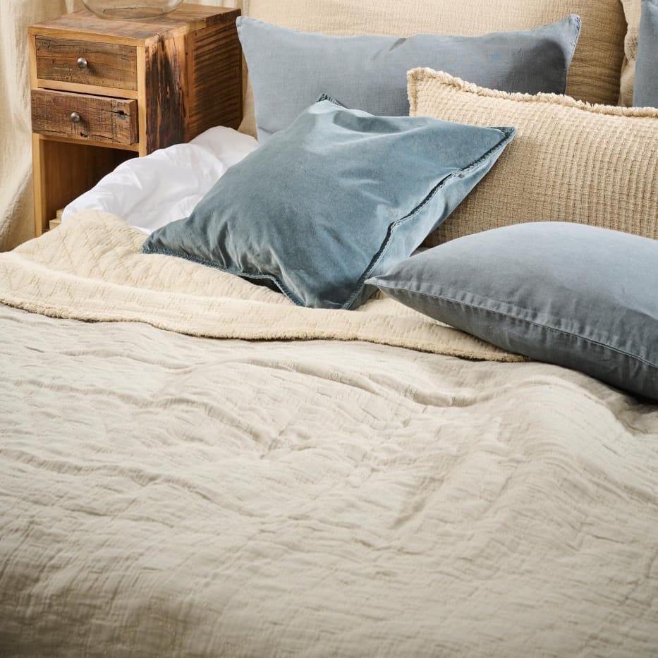 Velour Pude - Chalk Blue (92)
