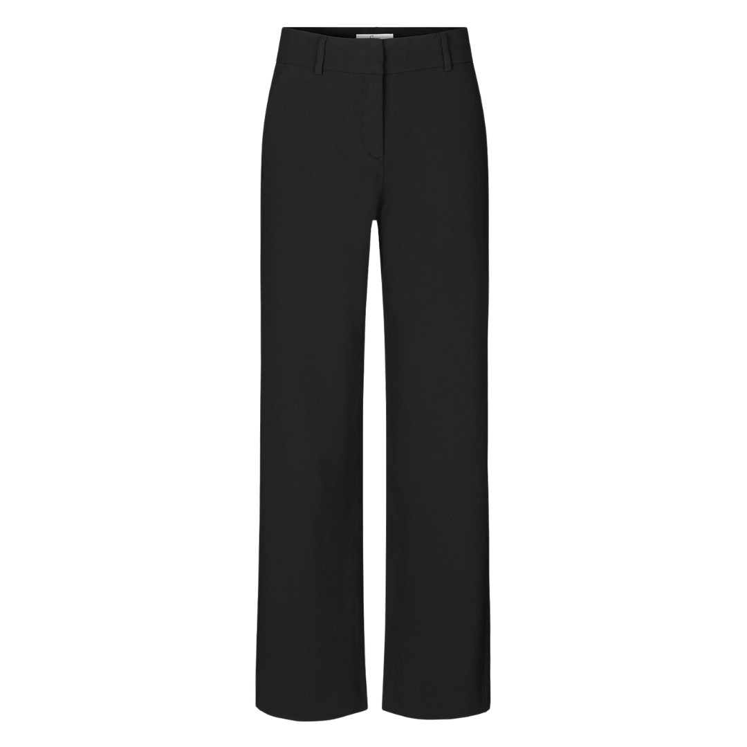 Klassiske sorte bukser til kvinder fra Five Units i modellen Dena