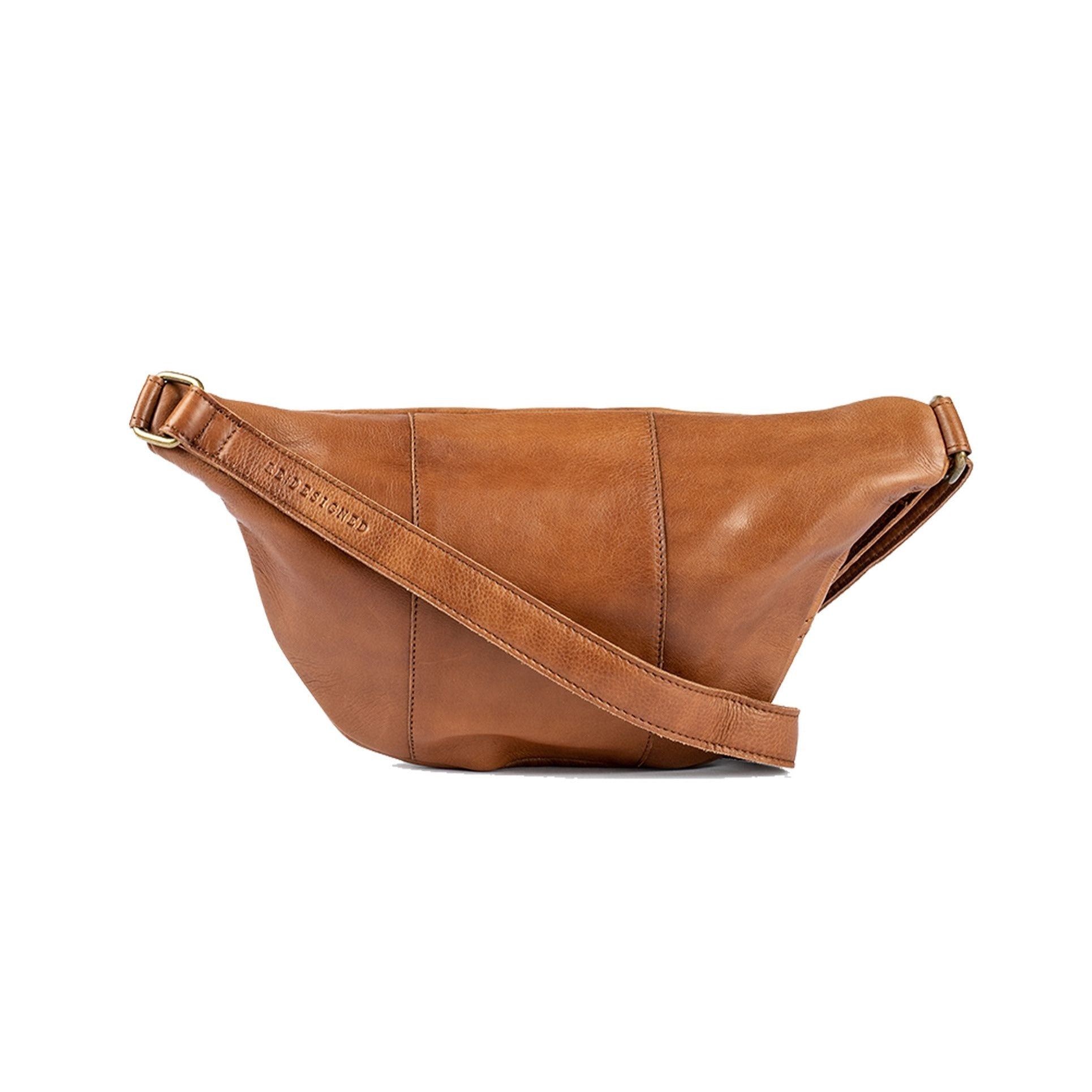 Faust bumbag, i mørkebrun læder, fra ReDesigned