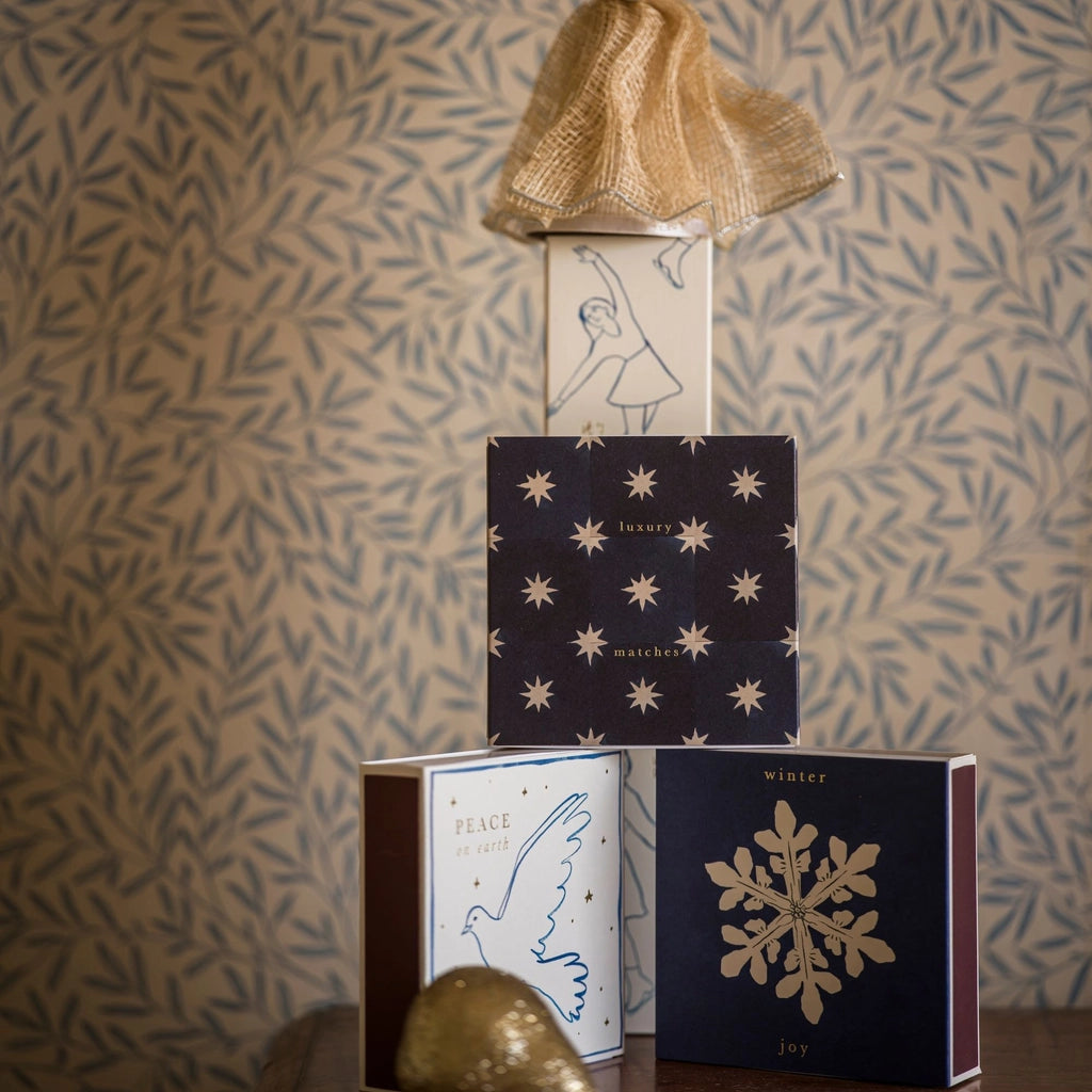 Store tændstikkeæsker fra Archivist Gallery i julemotiver