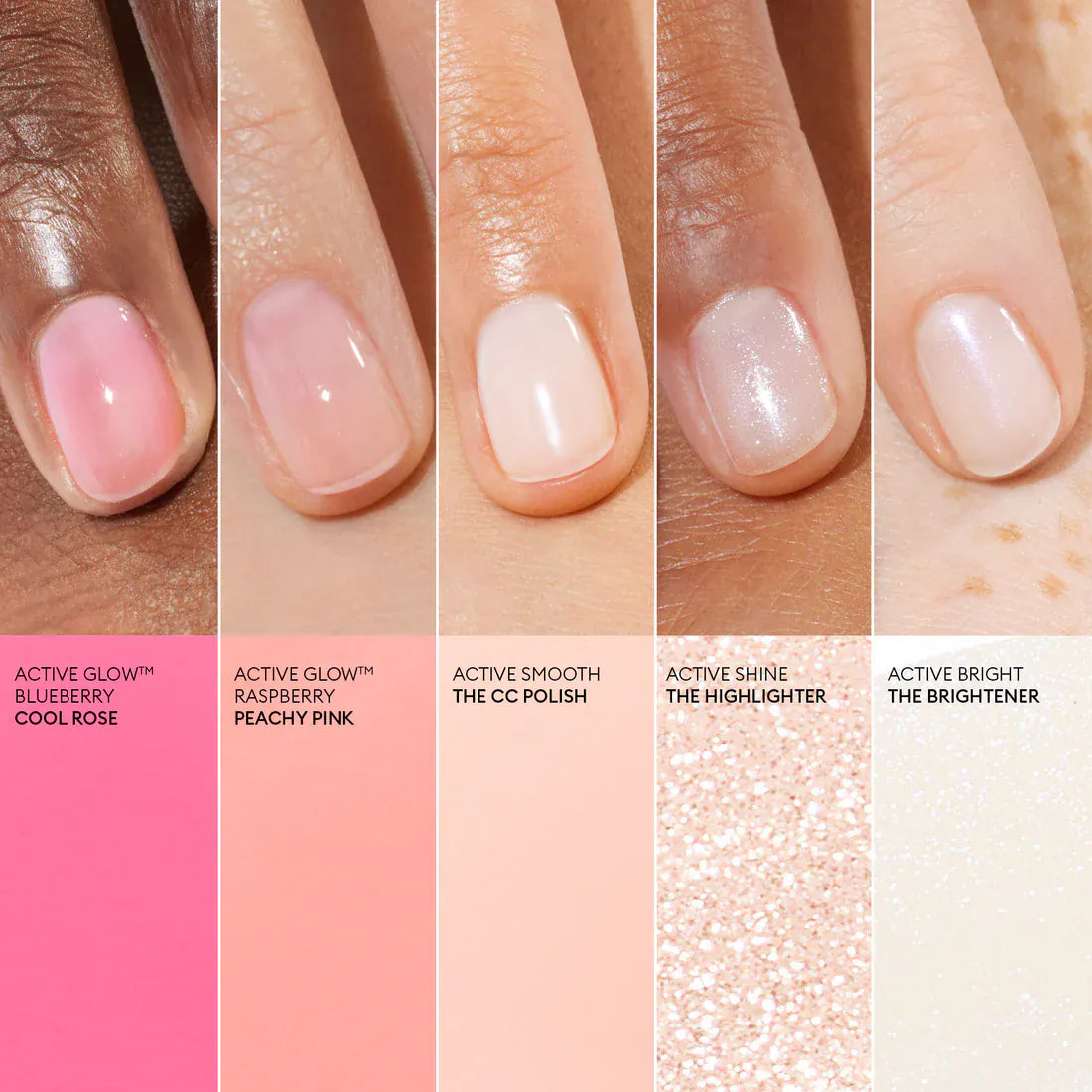 Active Smooth Neglelak - Sheer Rosy Finish (00)