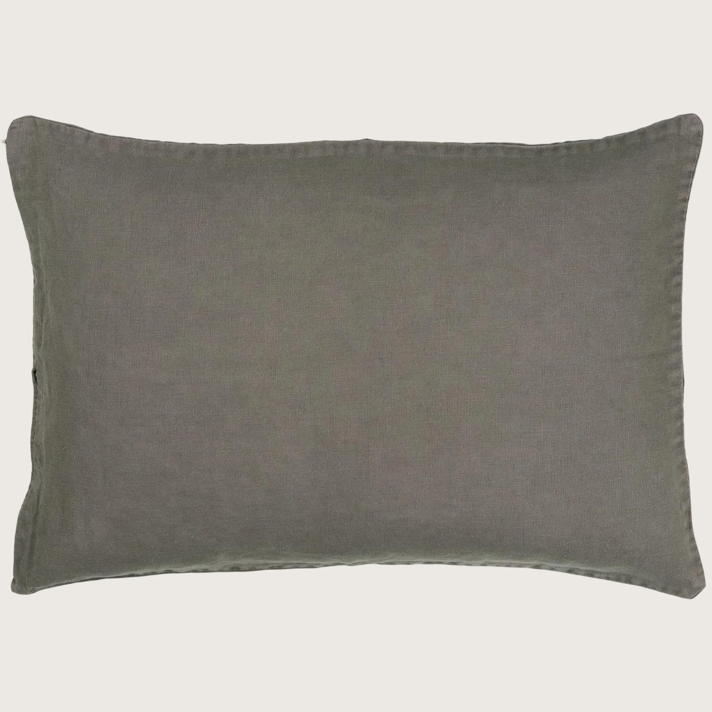 Hør Pude - 50x70 - Soil (45)