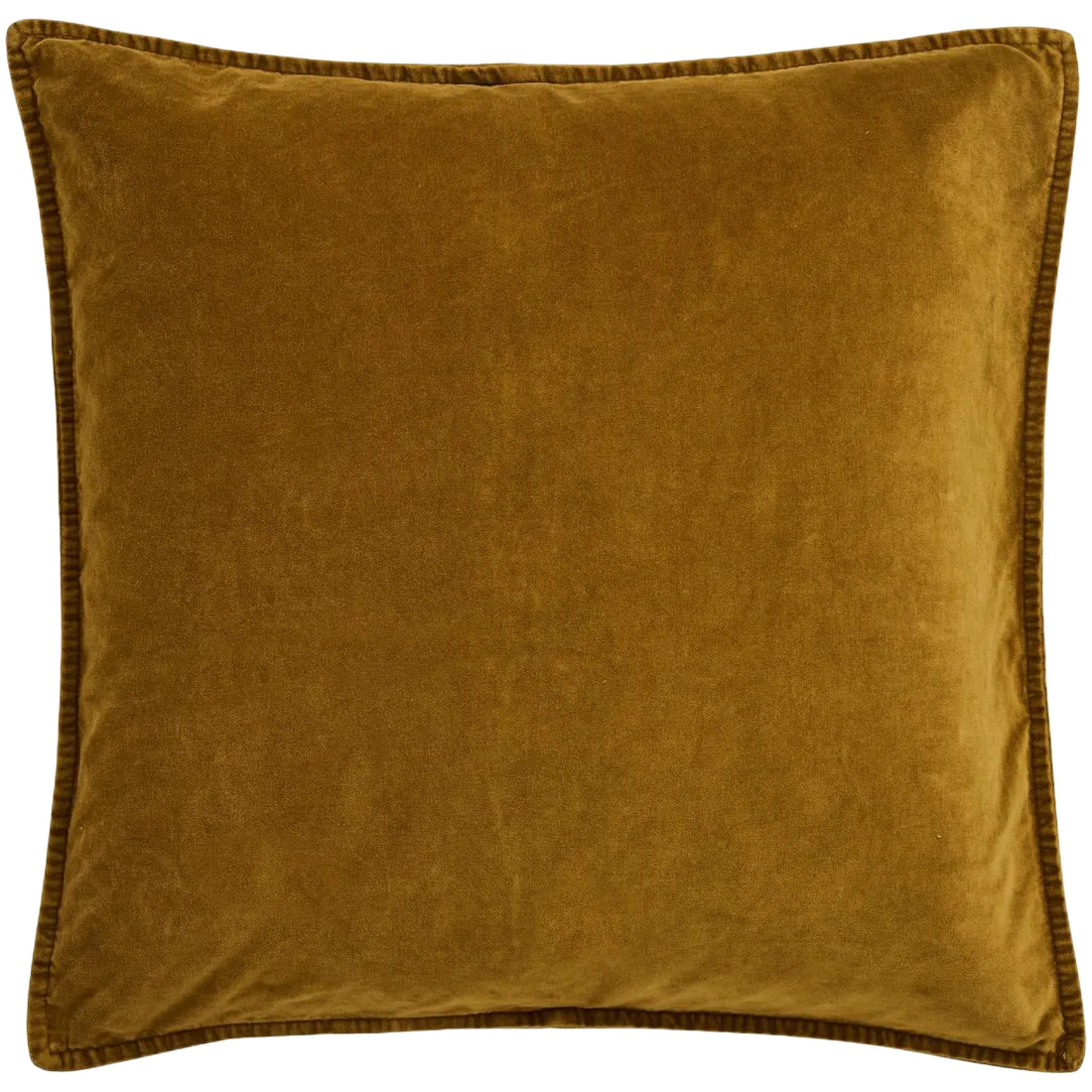 Velour Pude - Ochre Green (85)