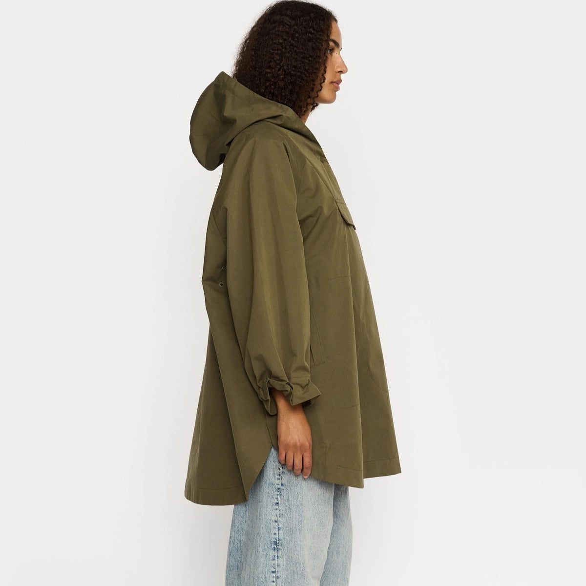 Poncho Jakke - Army