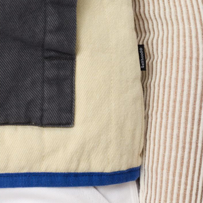 Quiltet Patchwork Vest - Bomuld - Light Purple