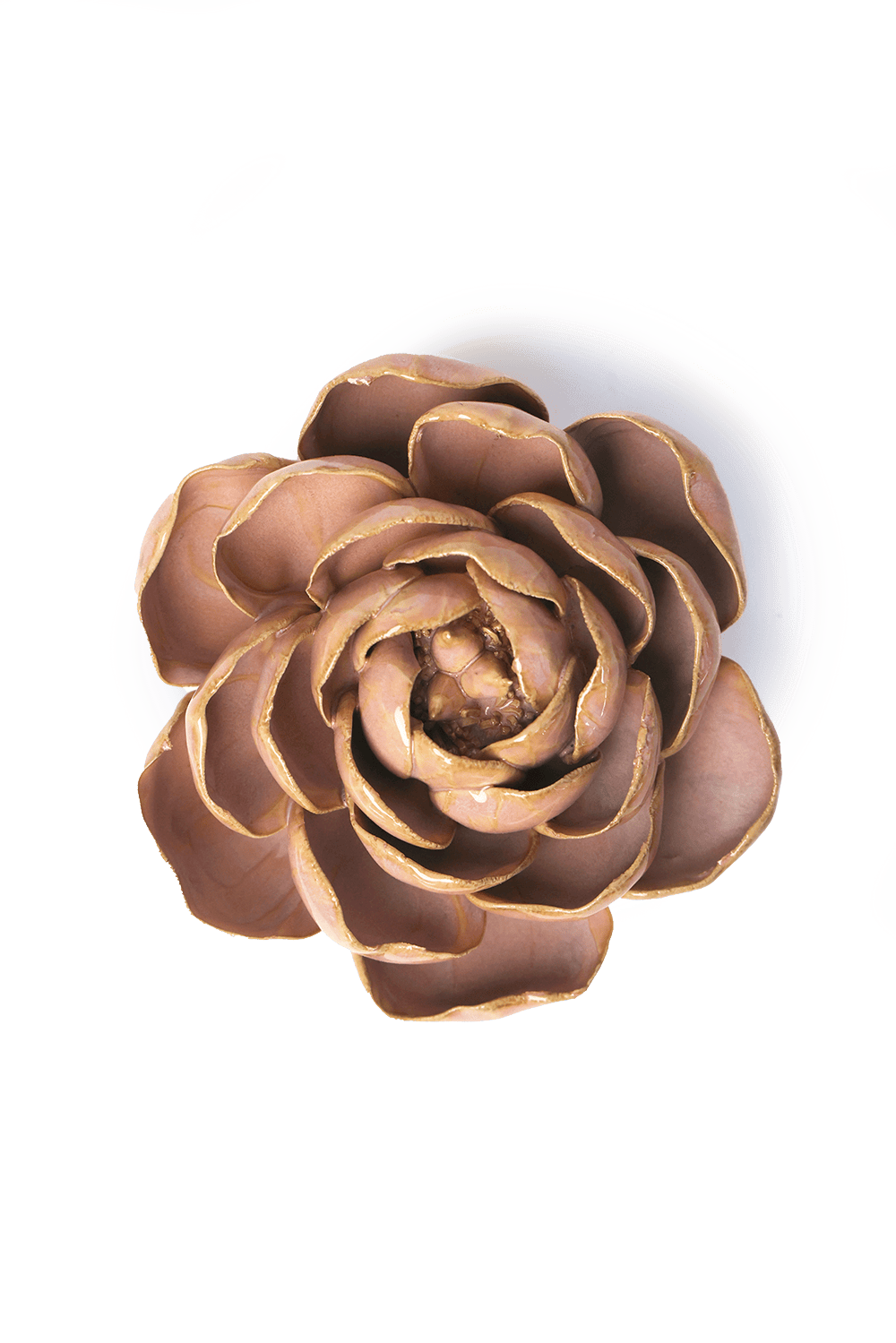 Keramikblomst - Rose Pink Big Ben Peony (FR16)