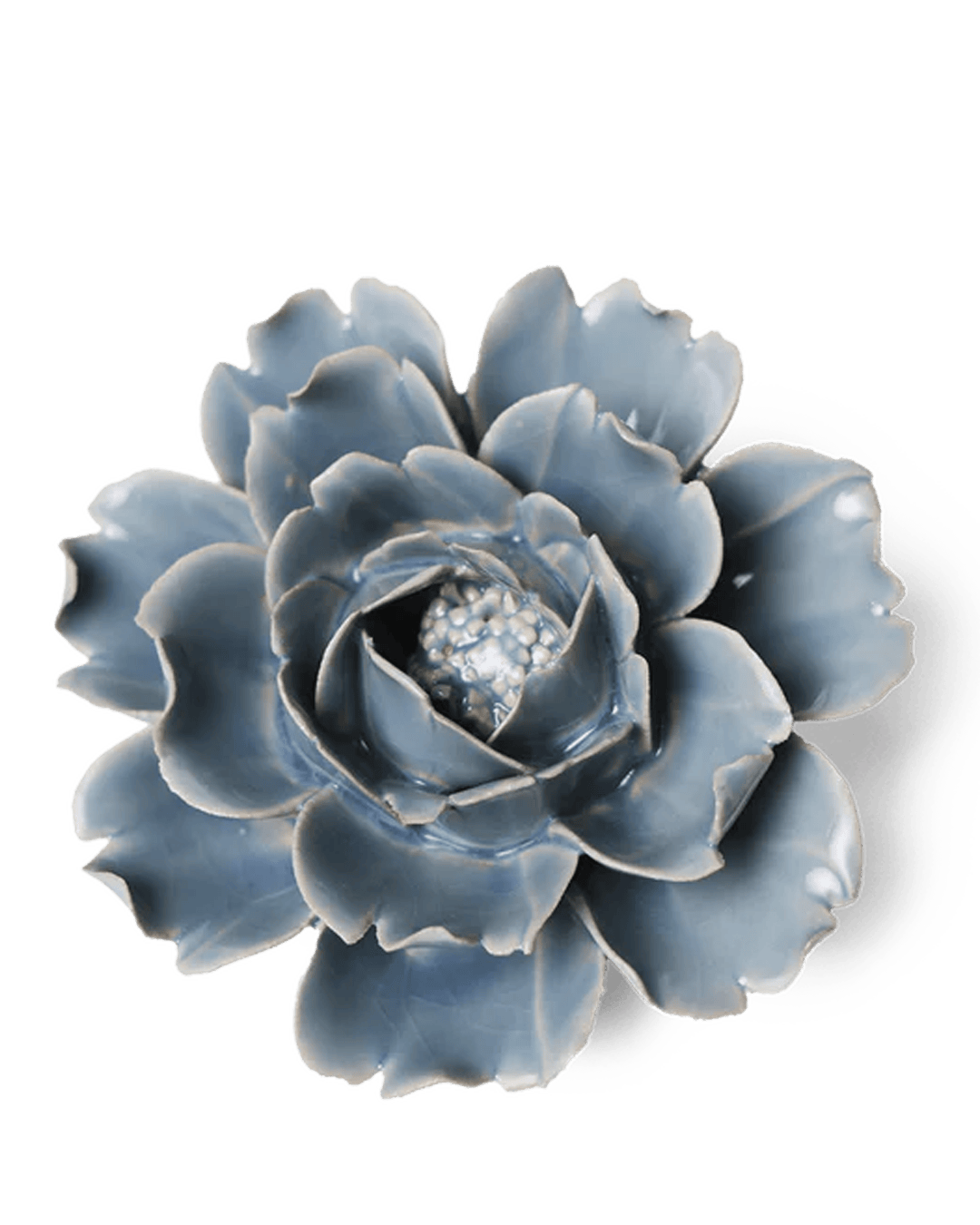 Keramikblomst - Pastel Blue Rose (EG08)