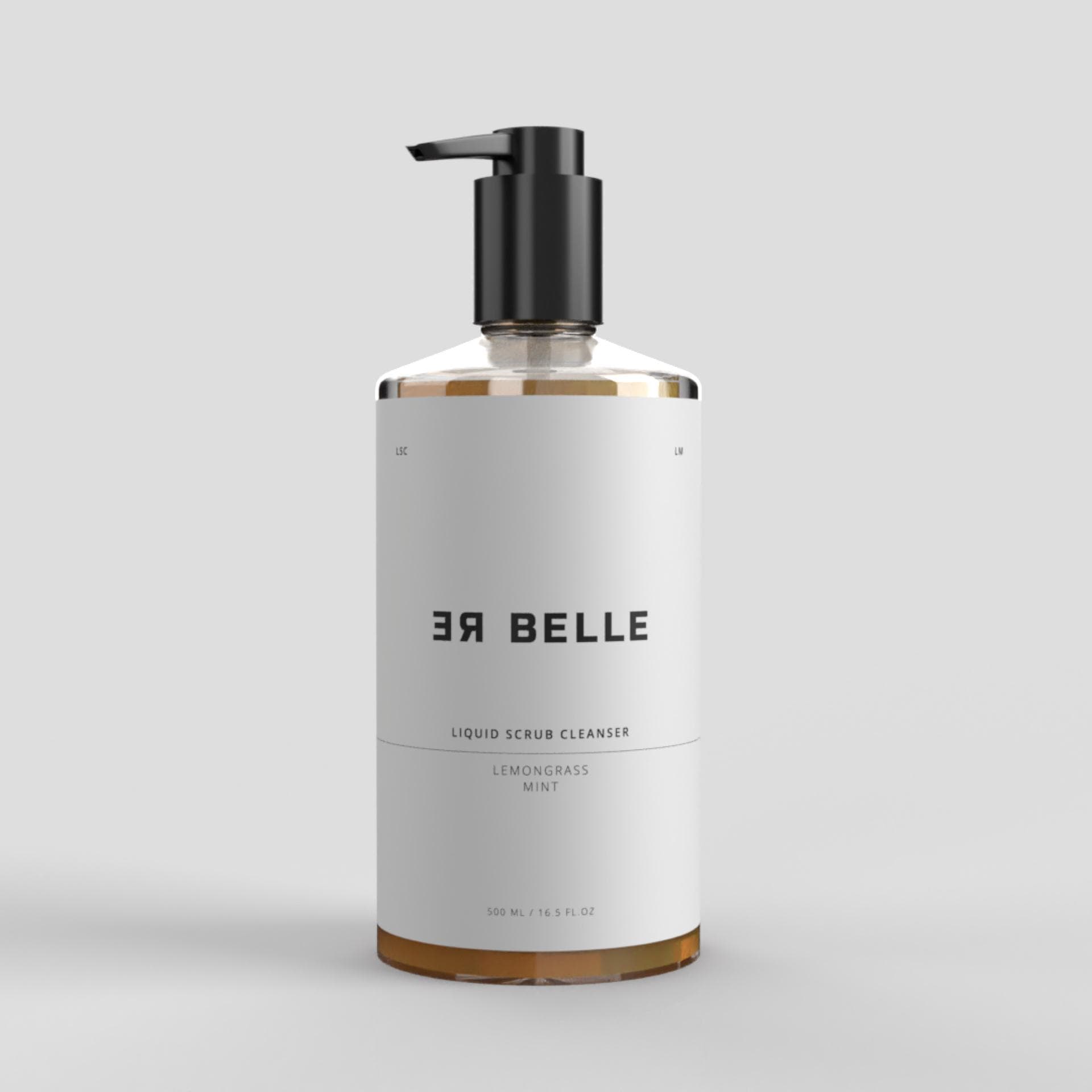 Mild og fugtgivende Scrub cleanser fra Rebelle med duft af citrongræs og mint