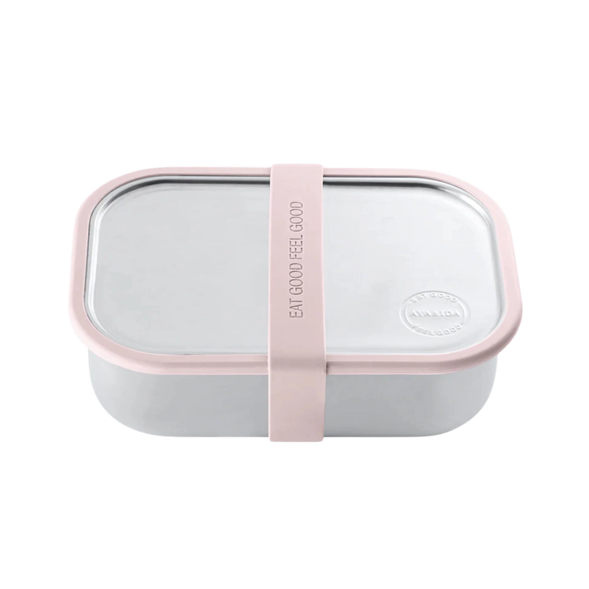 Madkasse - Rustfrit stål - Soft Rose