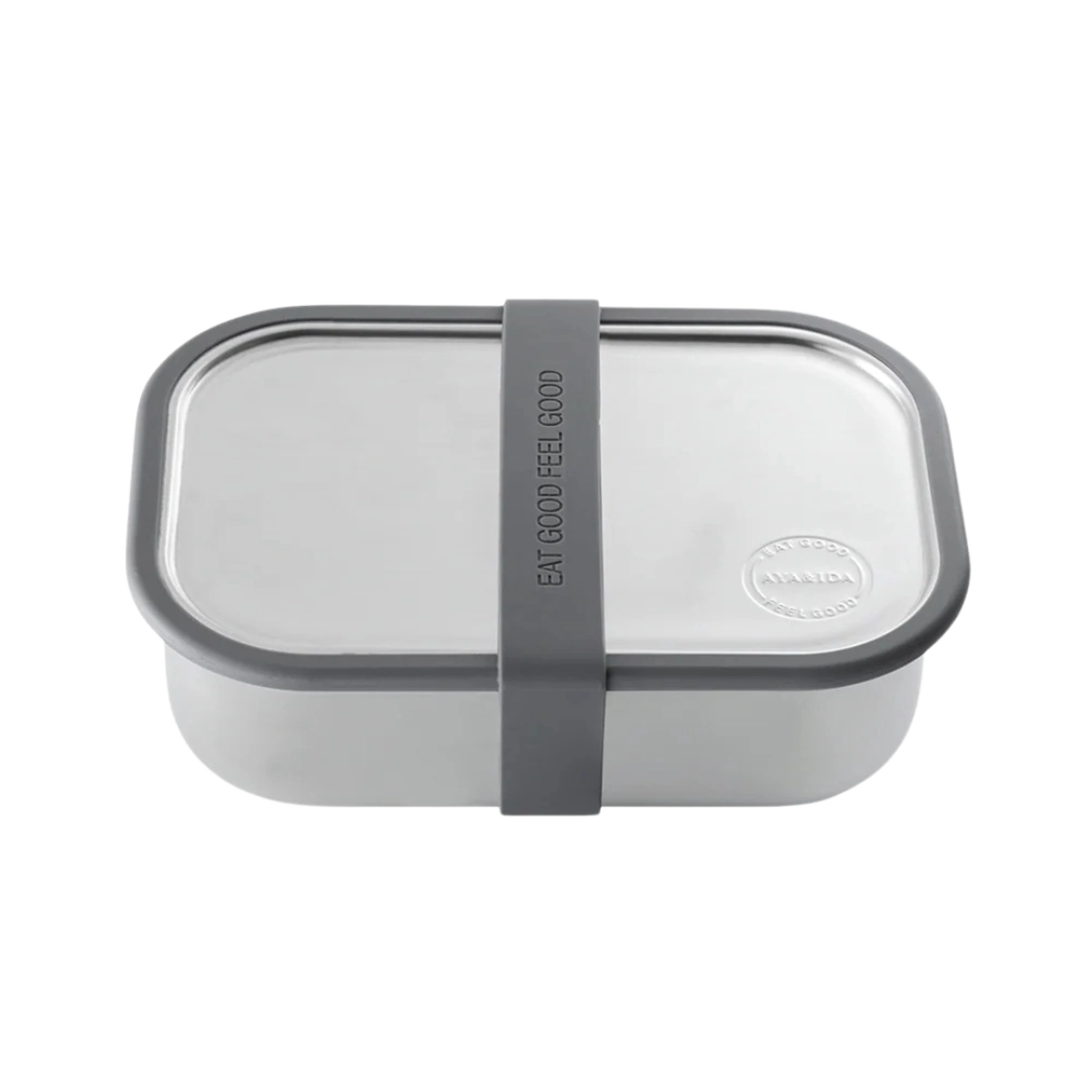 Madkasse - Rustfrit stål - Dark Grey