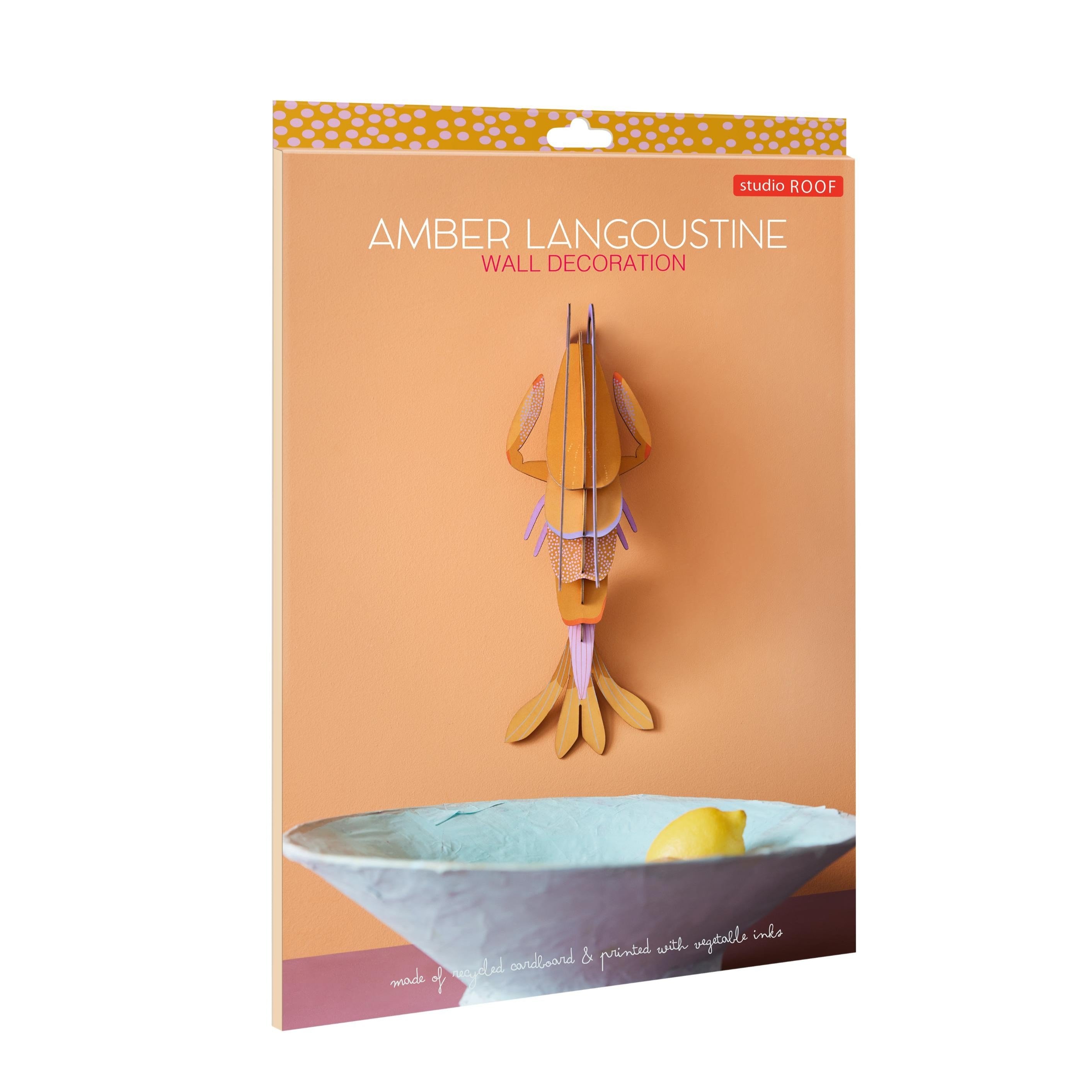 Vægdekoration - Amber Langoustine