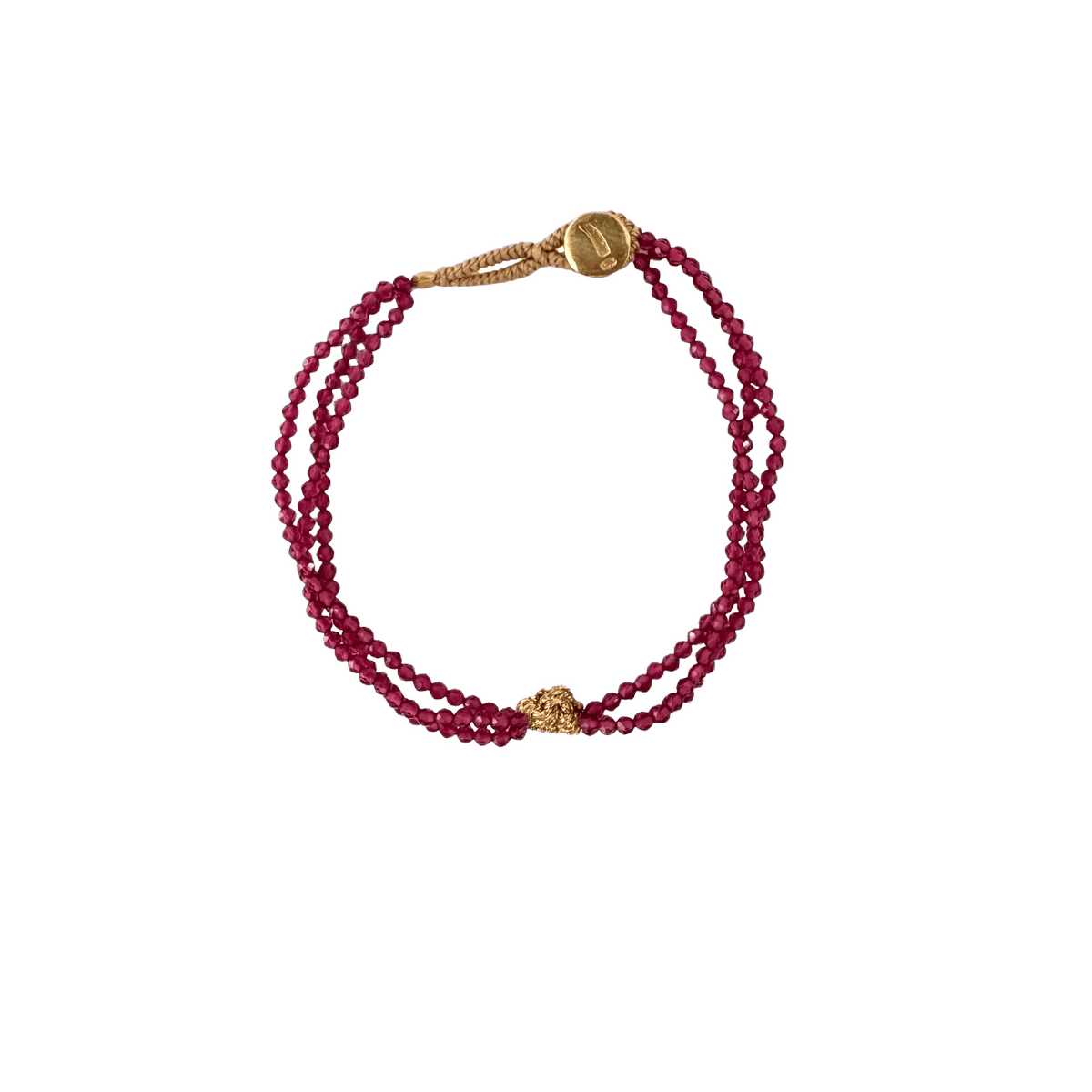 Lulu Fresh Perlearmbånd - Garnet (AB11)