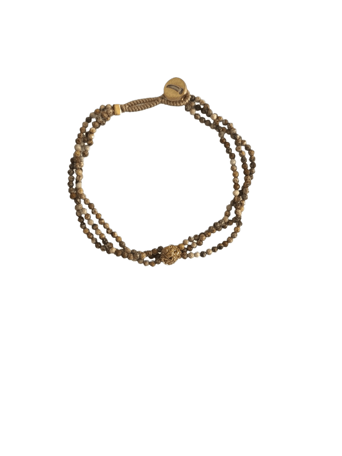 Lulu Fresh Perlearmbånd - Desert Jasper (AB30)