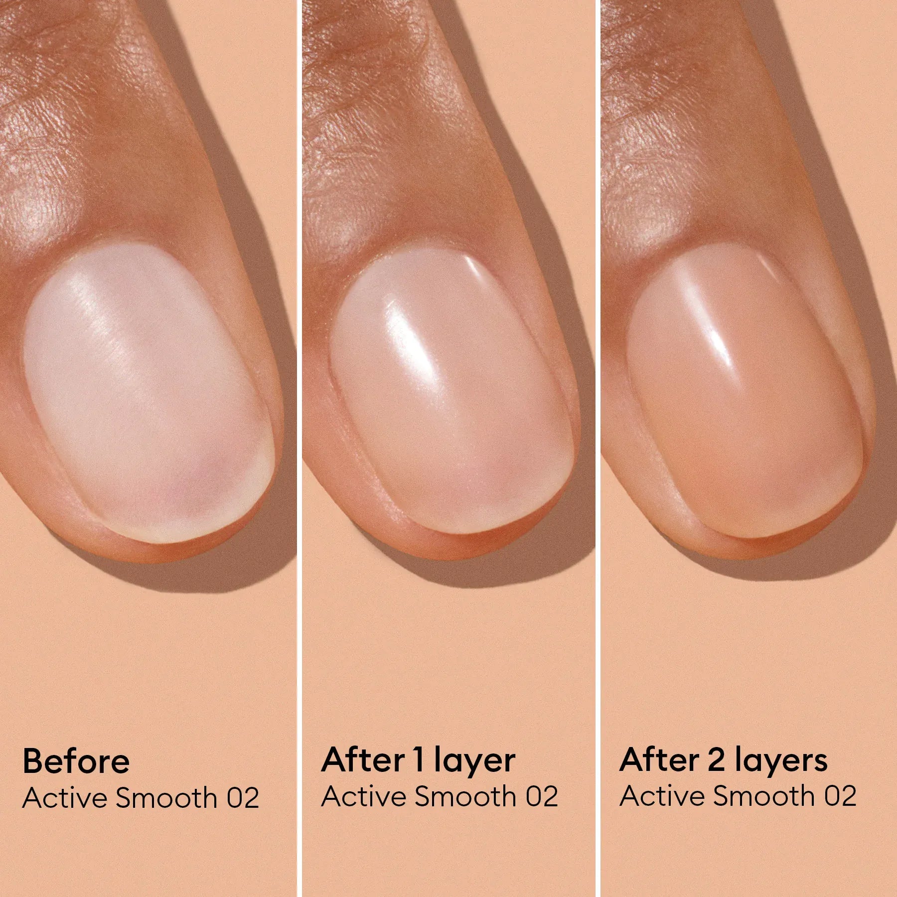 Active Smooth Neglelak - Sheer Golden Finish (02)