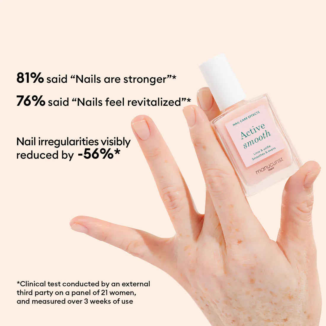 Active Smooth Neglelak - Sheer Rosy Finish (00)