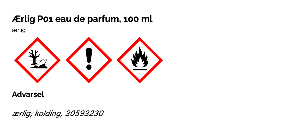 P1 - Eau de Parfum