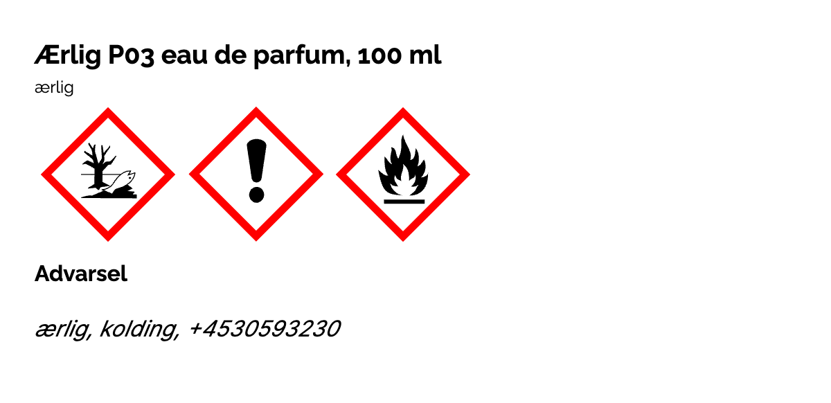 P3 - Eau de Parfum