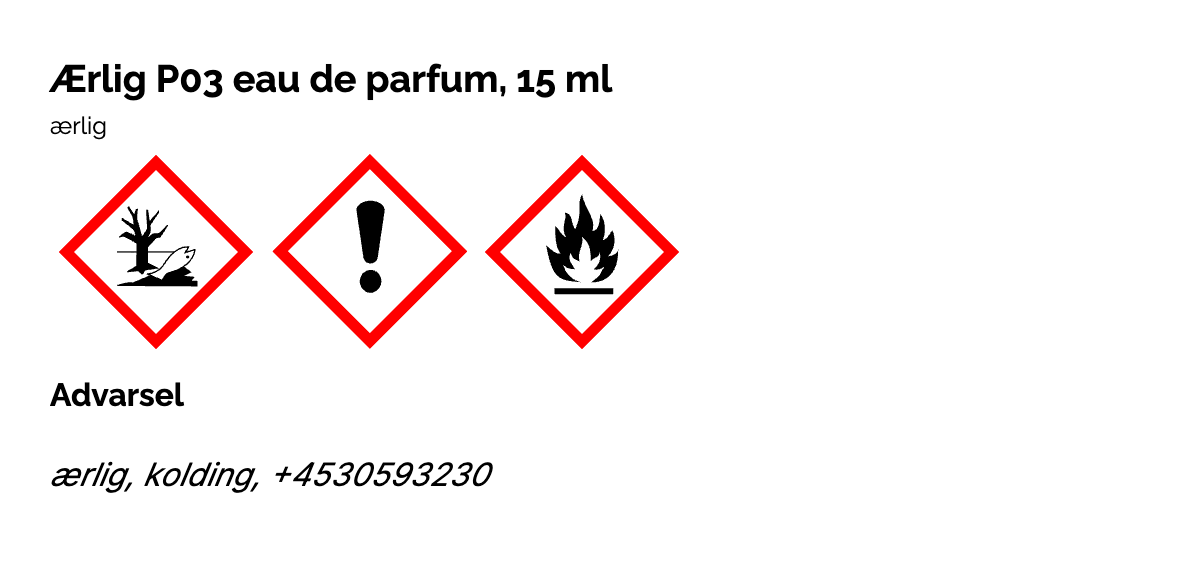 P3 - Eau de Parfum
