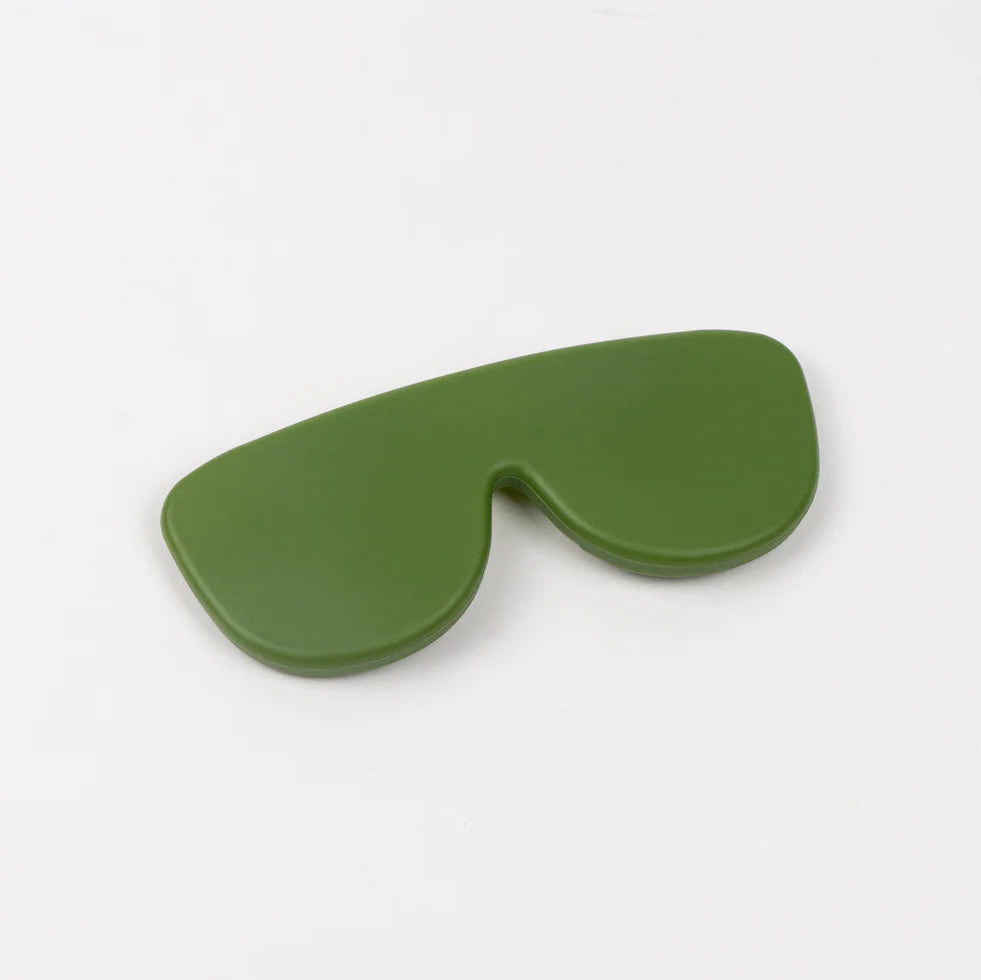 Army grøn foldbart brilleetui i silikone fra Lups The Case