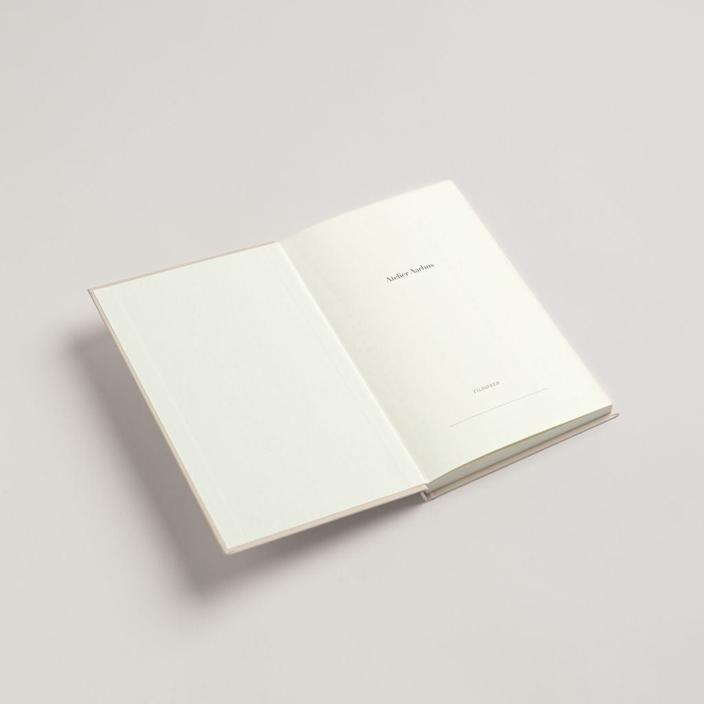 Atelier Aarhus notesbog i beige