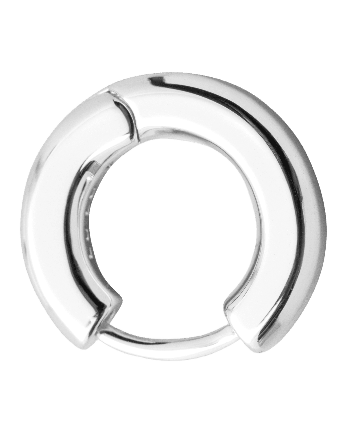 Buckle Hoops Øreringe - Sølv
