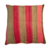 Stor frazada pude - 60x60cm. Fra Bolivia i lyserød, grå og beige farver