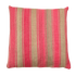 Stor frazada pude - 60x60cm. Fra Bolivia i lyserød og beige farver