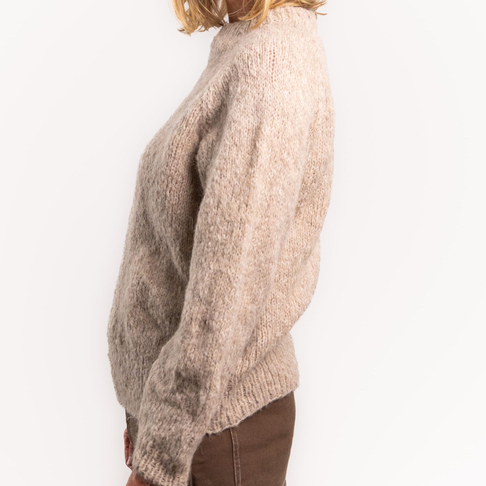 Ida Striktrøje - Alpacamix - Sandy