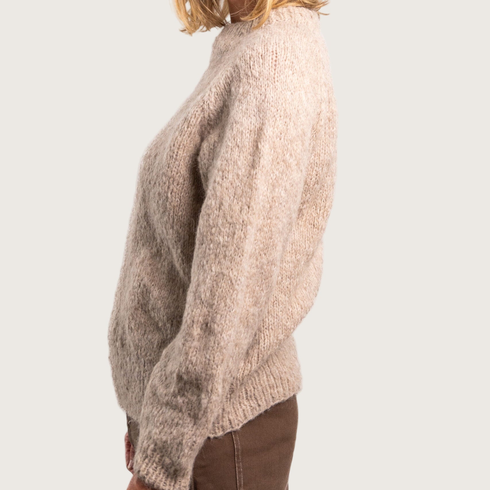 Ida Striktrøje - Alpacamix - Sandy