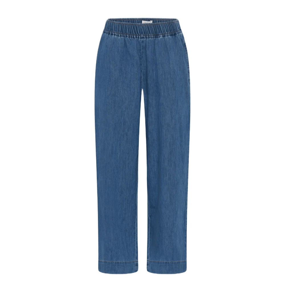 Denim ankel bukser fra Frau