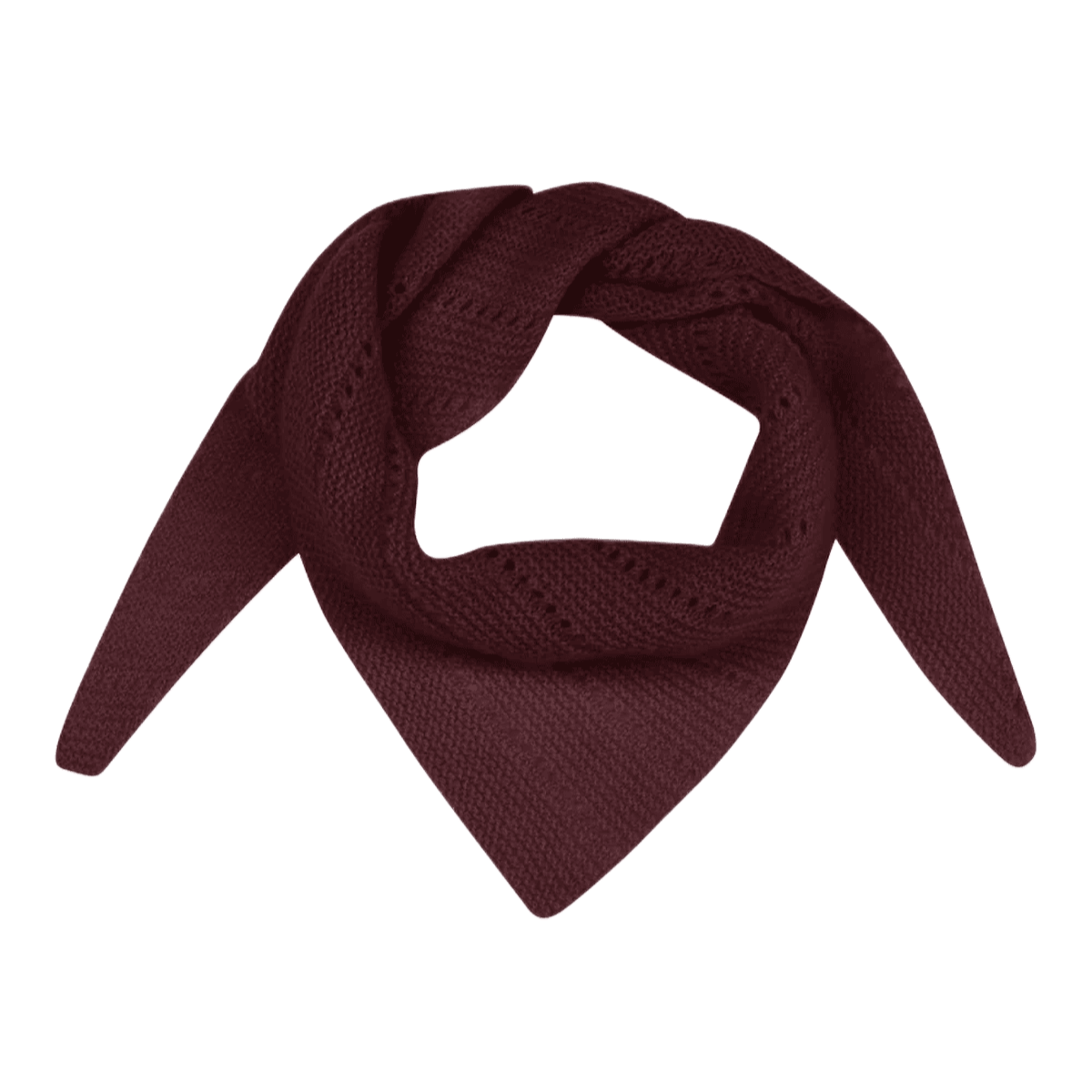 Doha tørklædet i lille er et klassisk tørklæde fra FRAU i 100% cashmere. Dette er i en vinrød farve