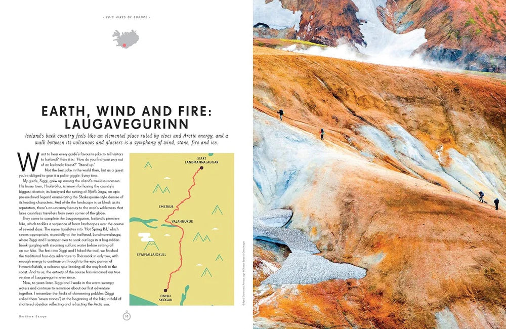 Er du vild med at hike og tage på vandreturer? Så bliver du nødt til at eje den her bog! Den er fyldt med gode hikes og vandreture rundt i europa. Lavet af Lonely Planet