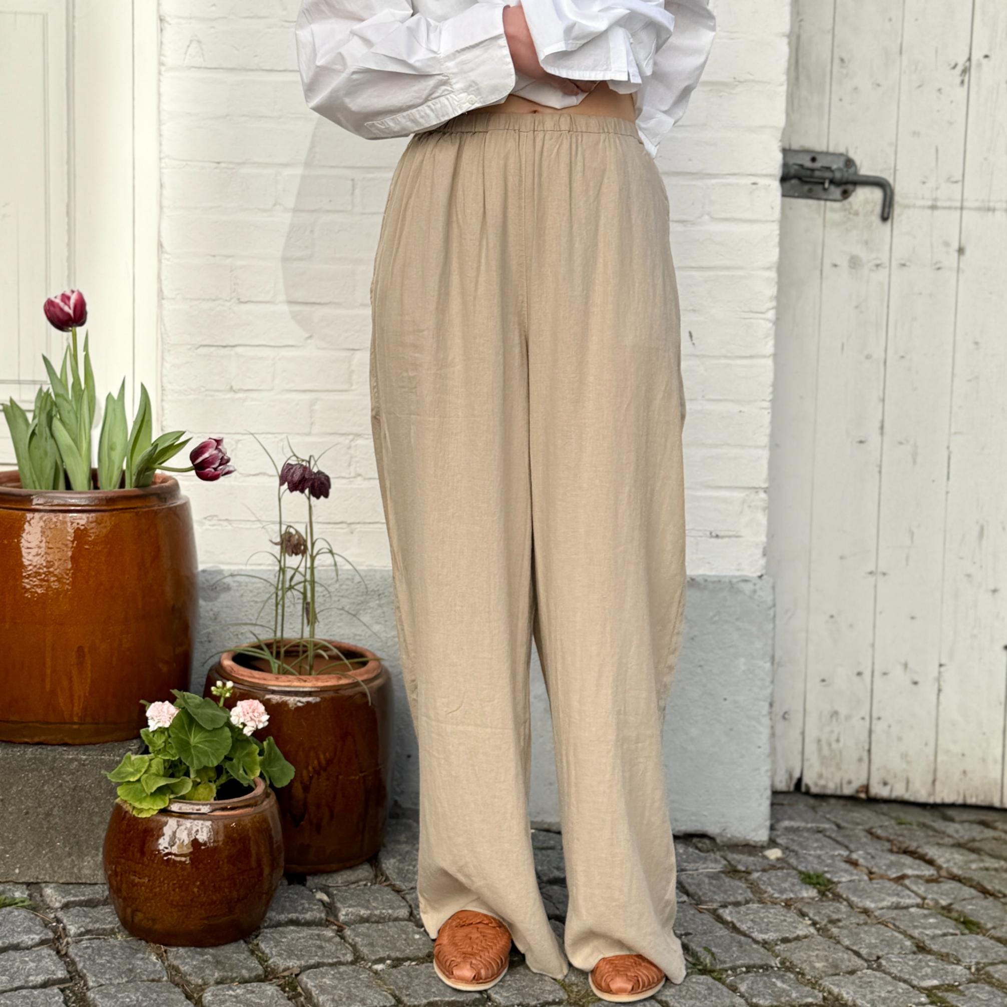 Cayenne Bukser - Hør/Viskose - Pure Cashmere