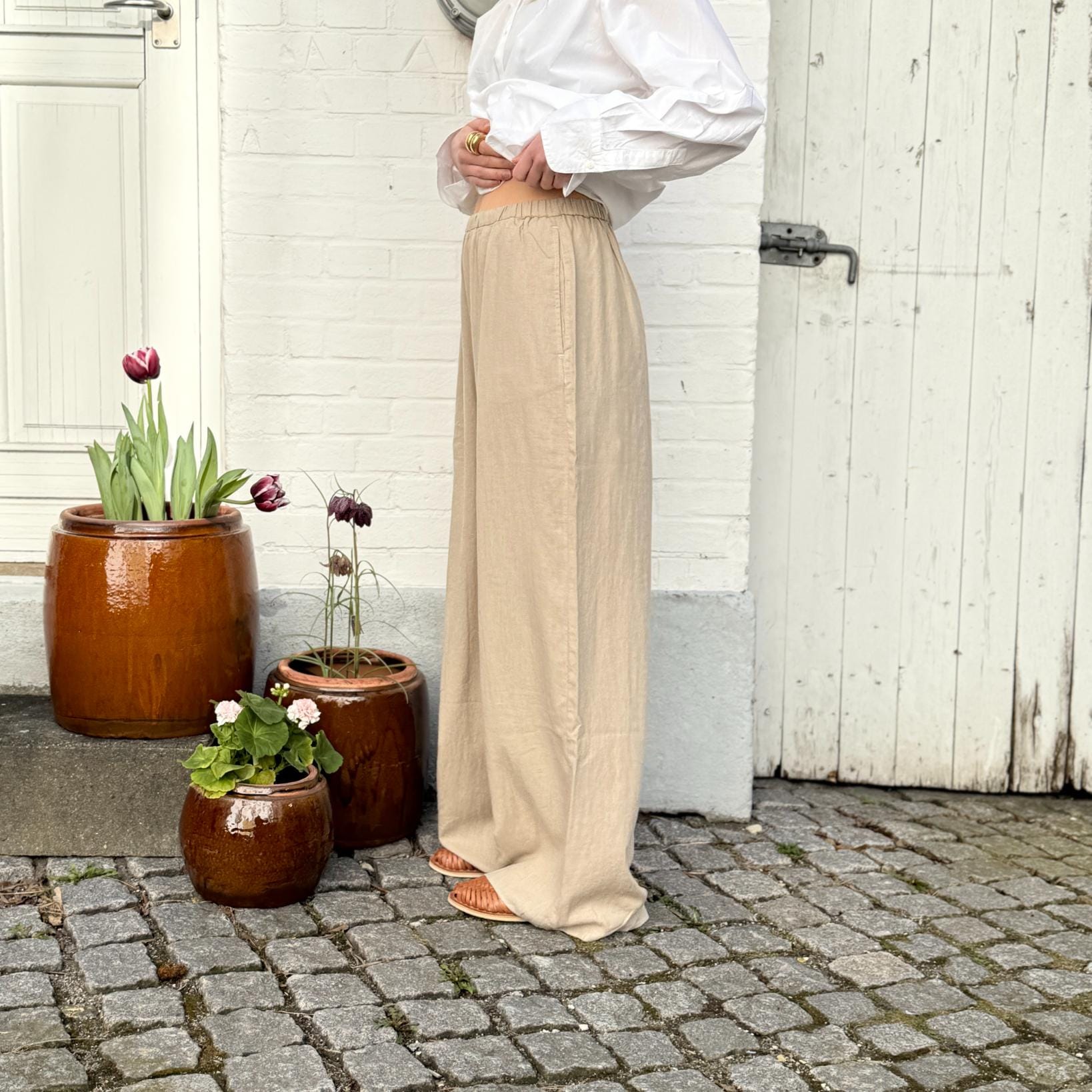 Cayenne Bukser - Hør/Viskose - Pure Cashmere