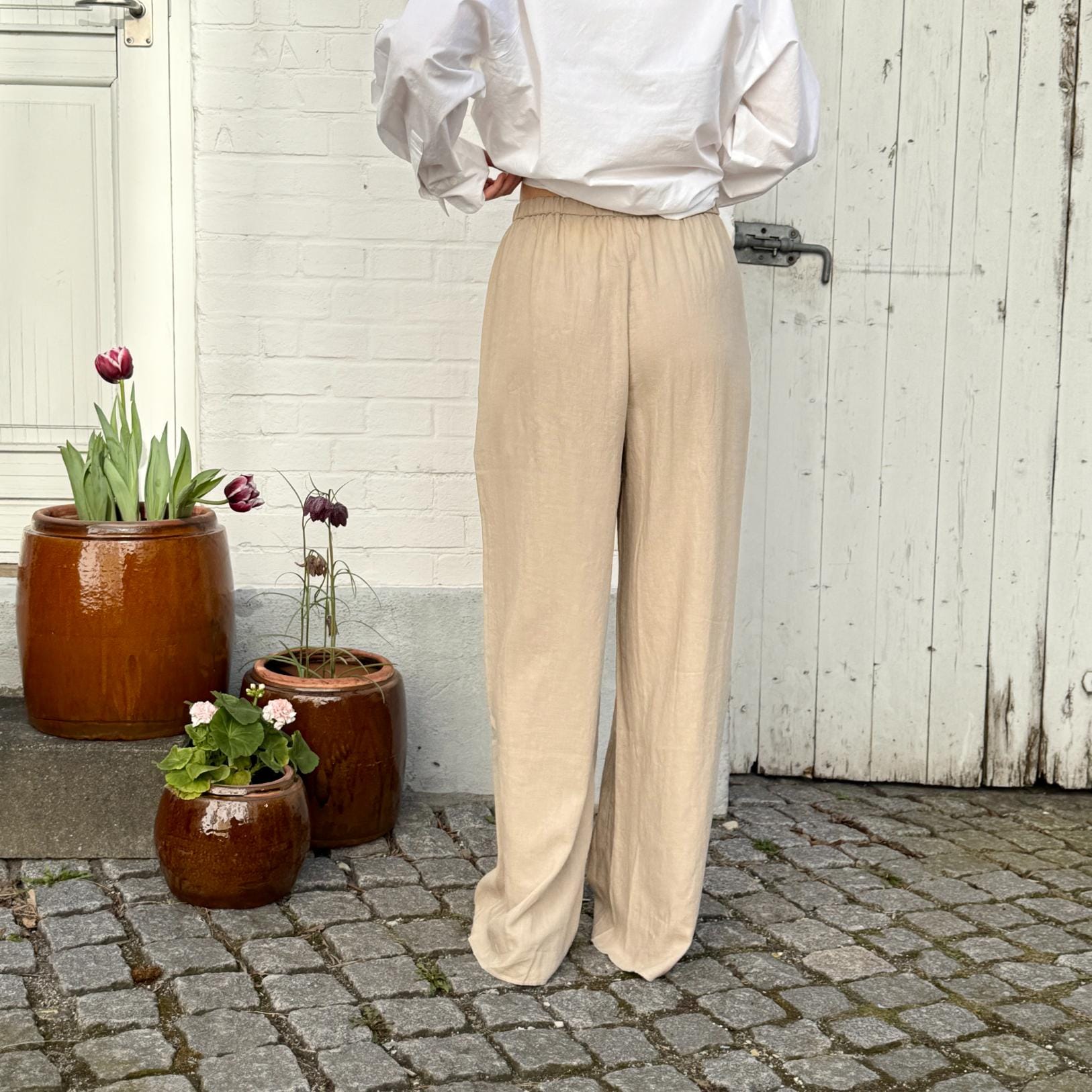 Cayenne Bukser - Hør/Viskose - Pure Cashmere