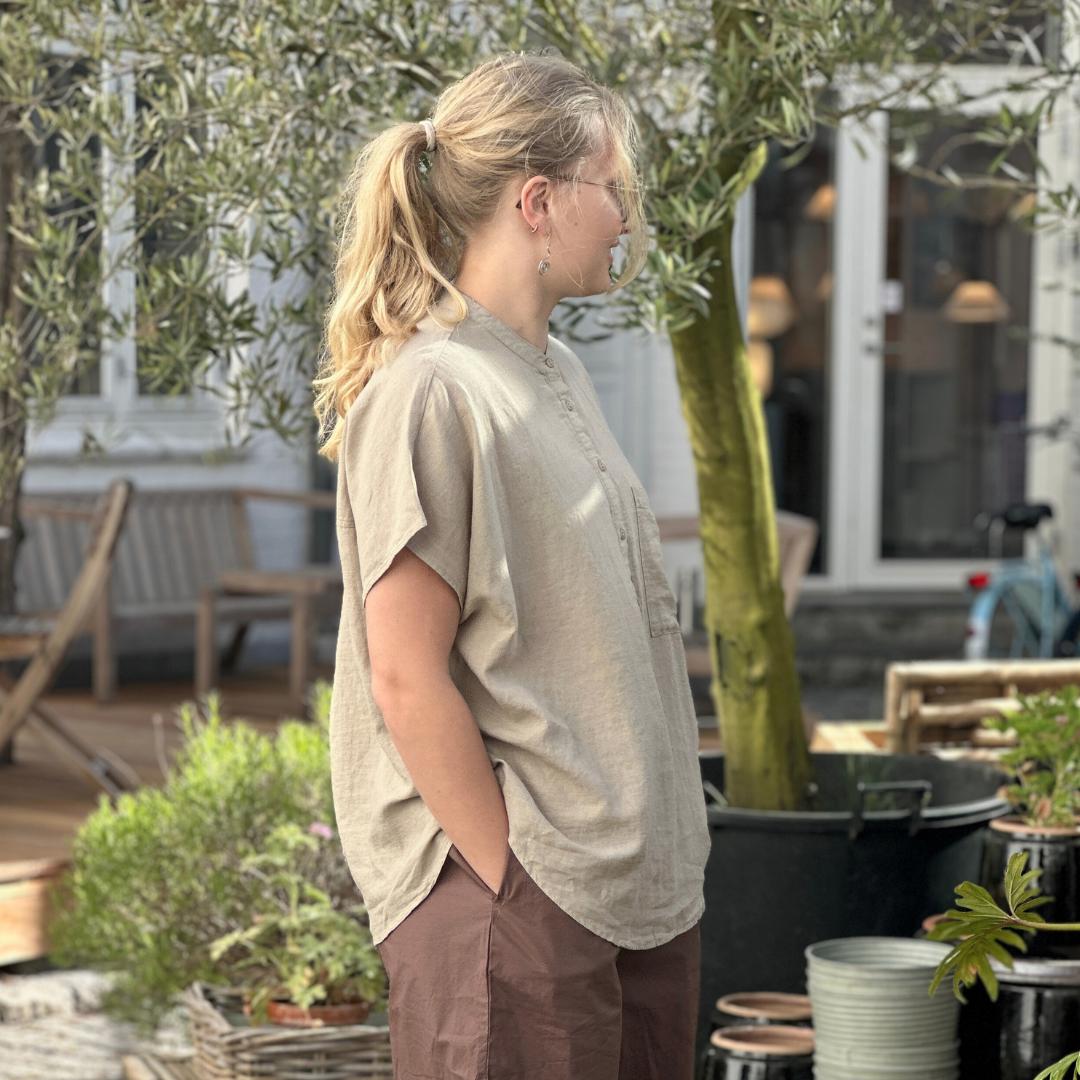 Colombo Skjorte - Hør - Pure Cashmere