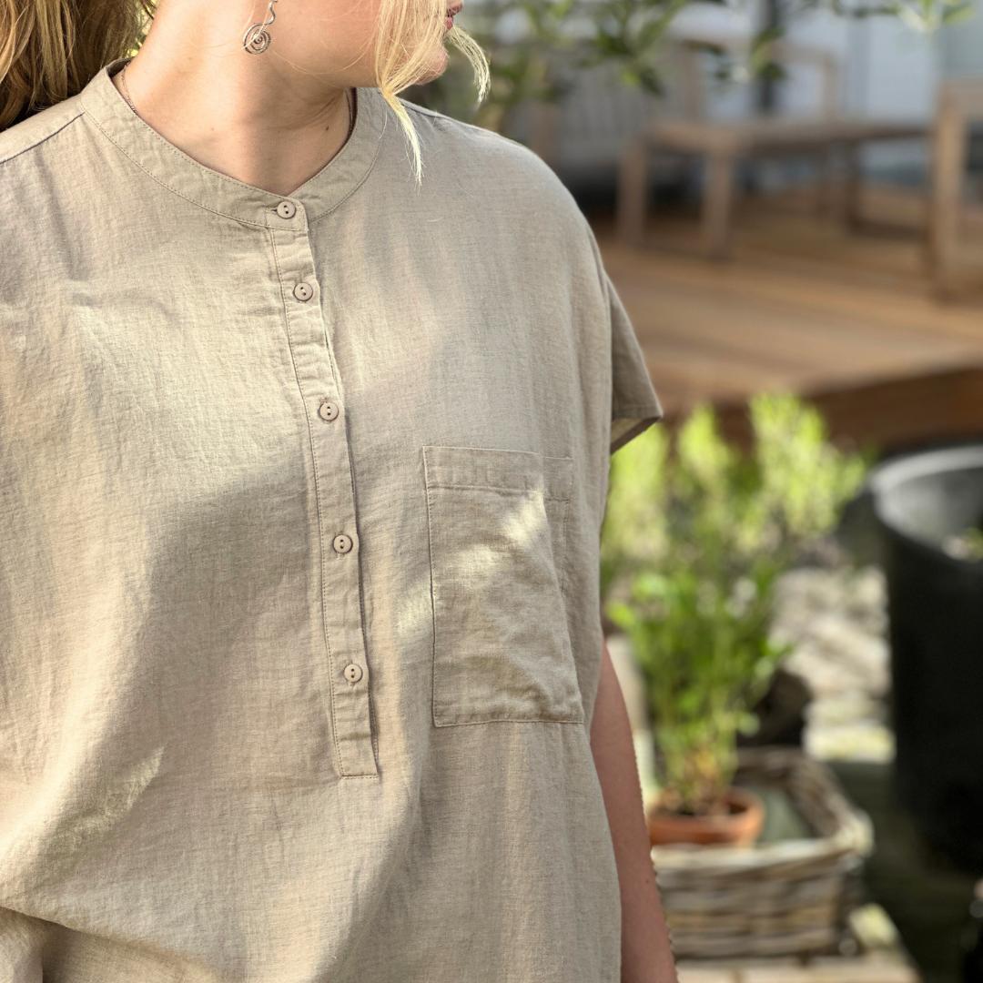 Colombo Skjorte - Hør - Pure Cashmere