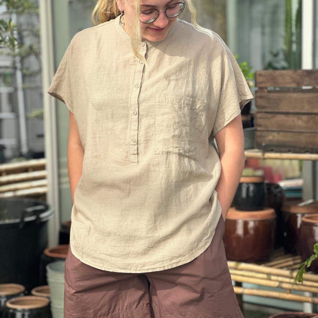 Colombo Skjorte - Hør - Pure Cashmere