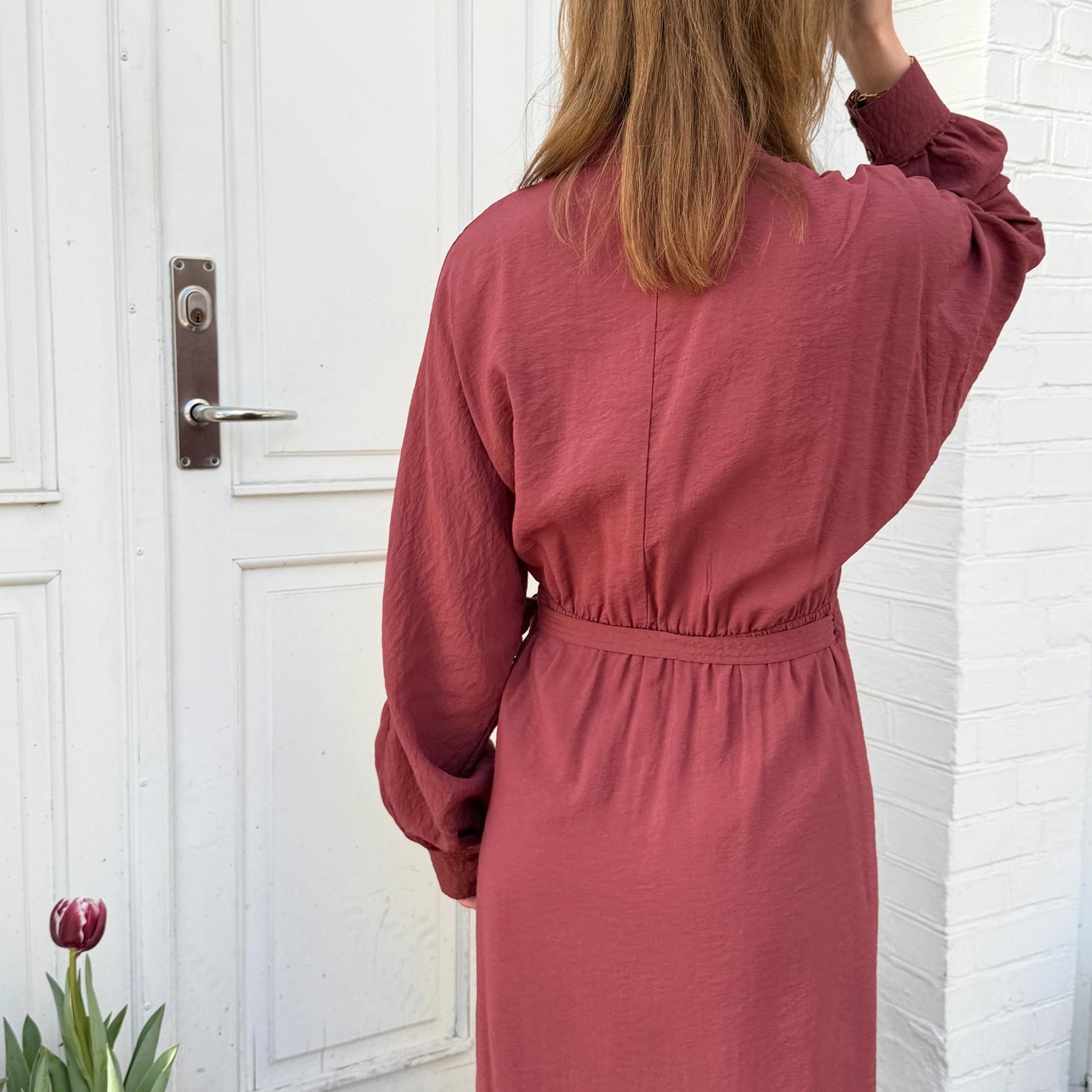 Havanna Slå-Om Kjole - Viskose - Rose Brown