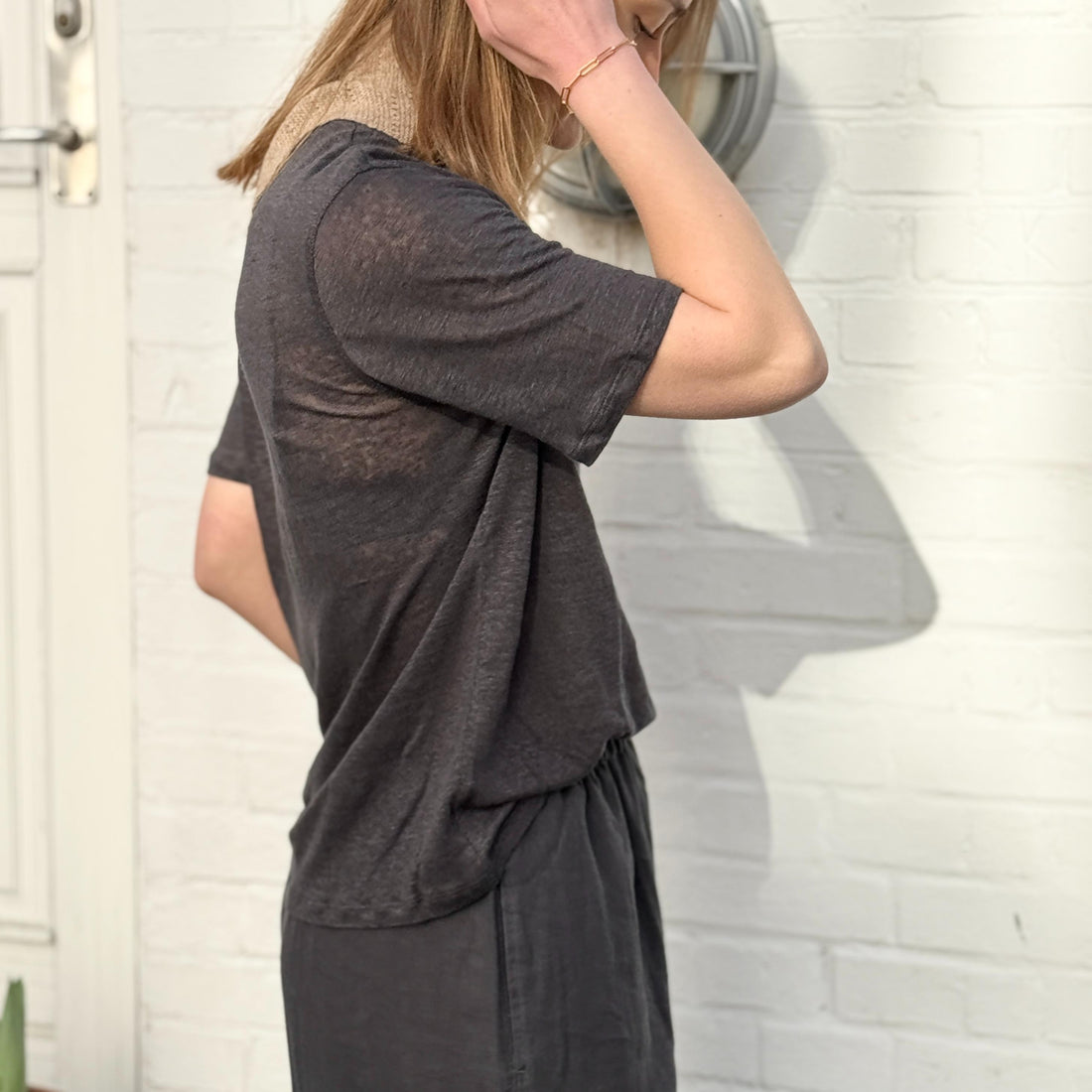 Kingston T-shirt - Hør - Phantom