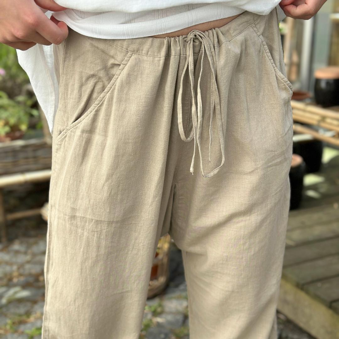 Milano Bukser - Hør - Pure Cashmere